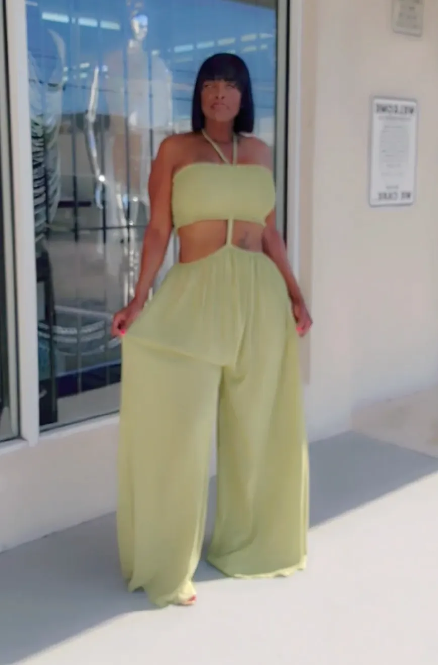 Angel of Mine Jumpsuit (Olive)