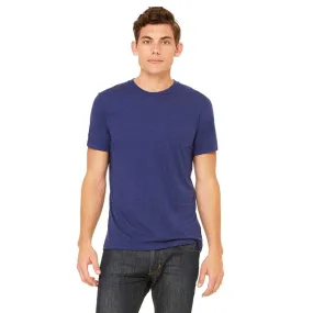 Bella   Canvas Unisex Navy Triblend Short-Sleeve T-Shirt