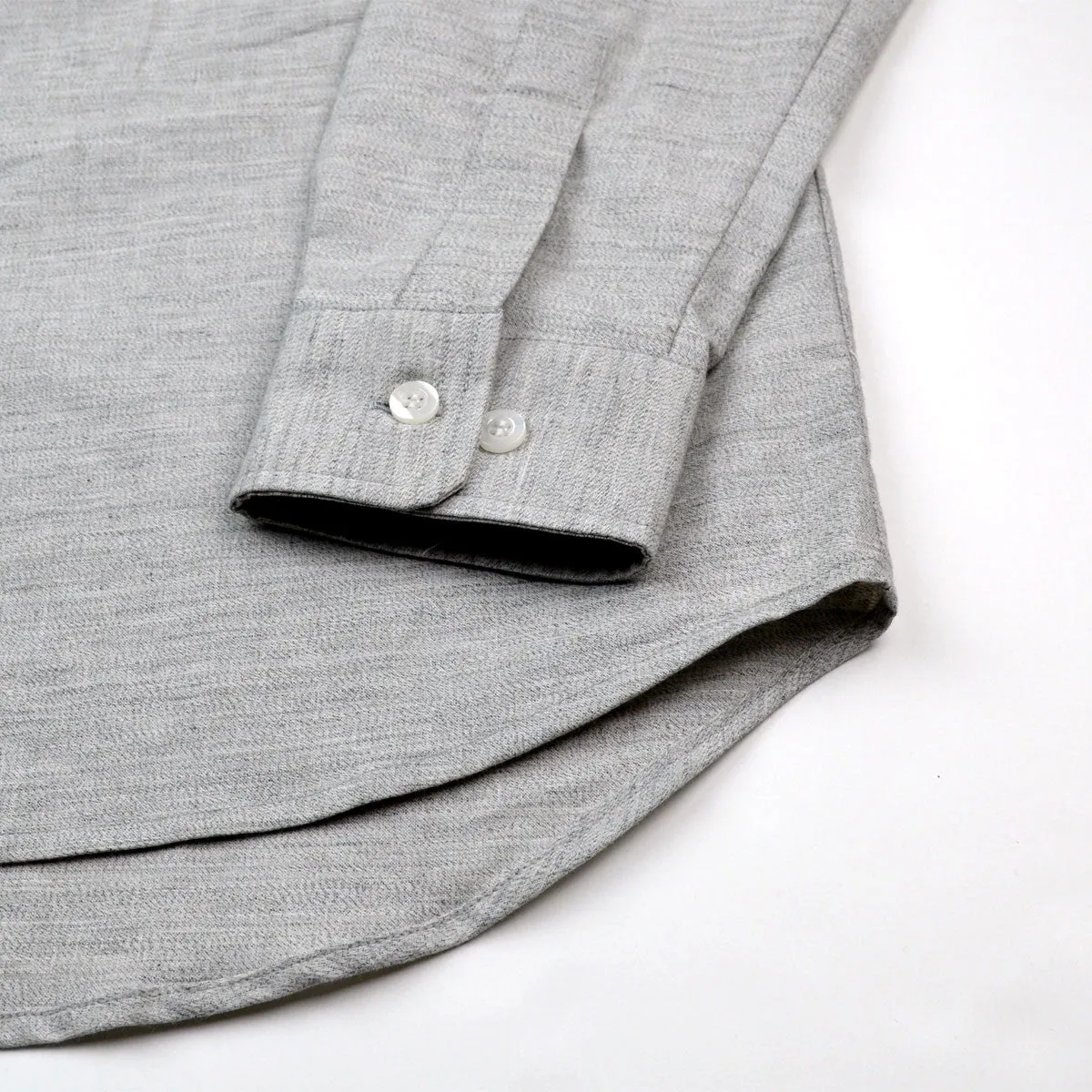 Coltesse - Tukusi Oversize Shirt with Dropped Shoulders - Heather Grey