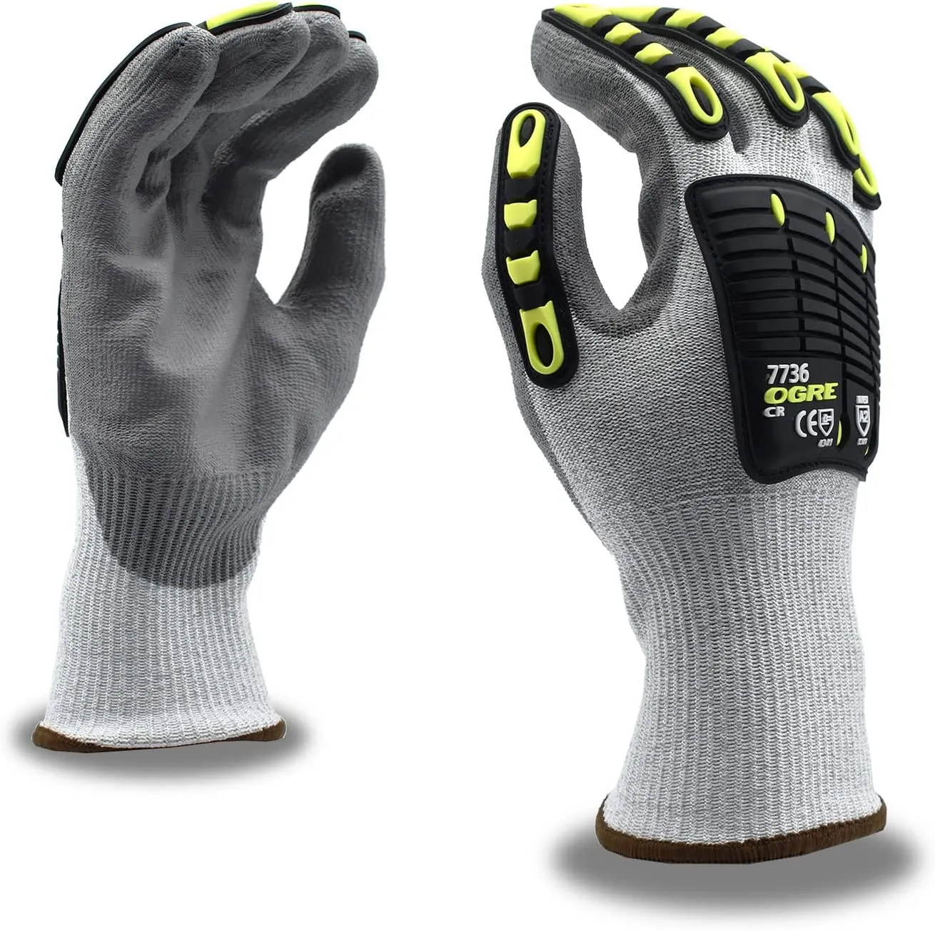 Cut-Resistant Impact Gloves, ANSI Cut Level A2