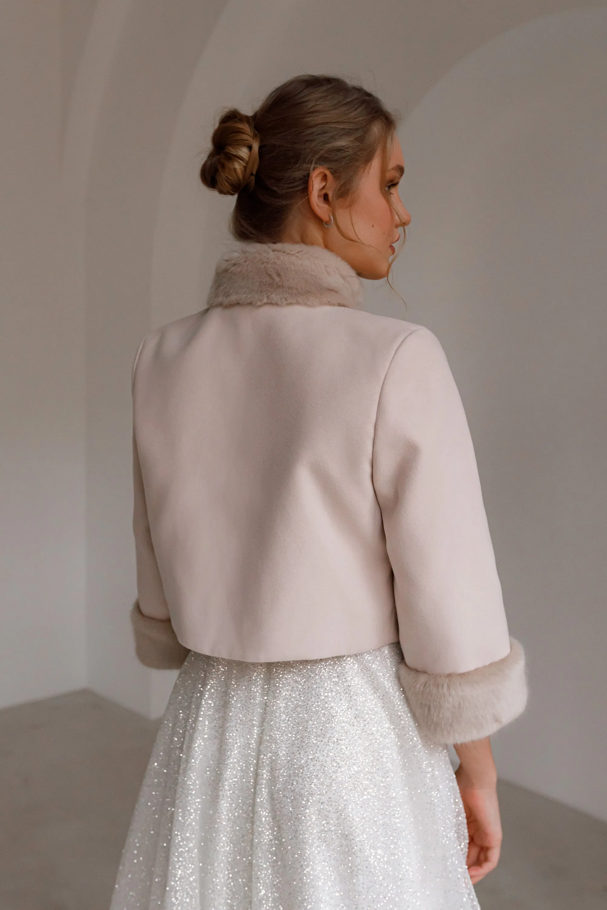 Eco Fur Coat J 316