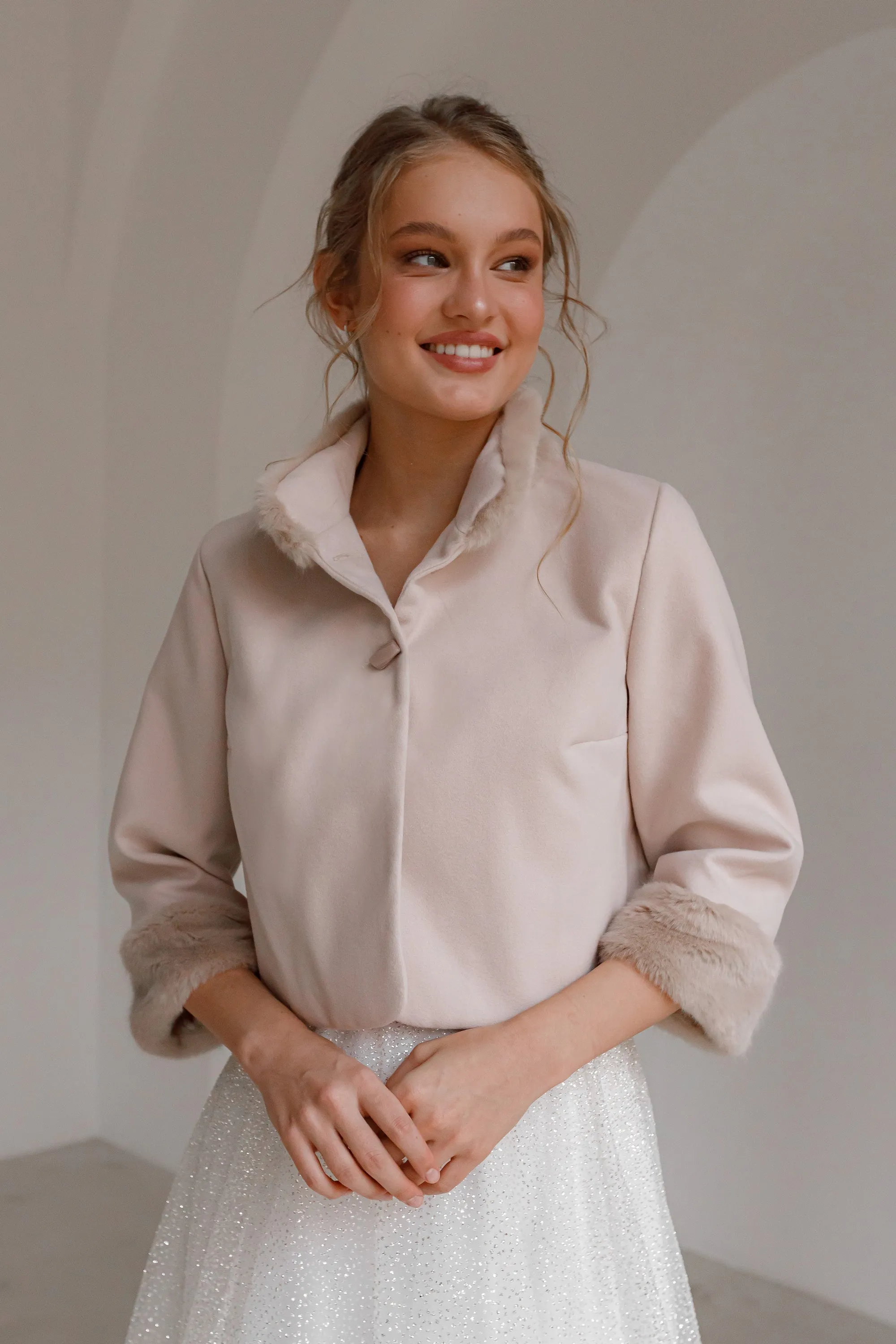 Eco Fur Coat J 316