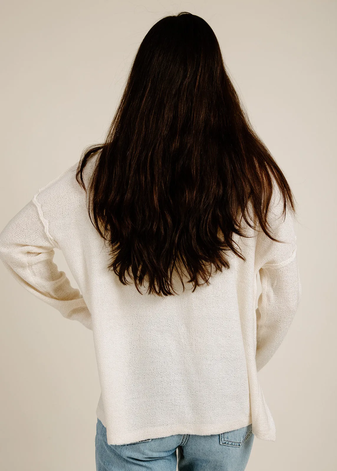 Eliza Pullover - Cream