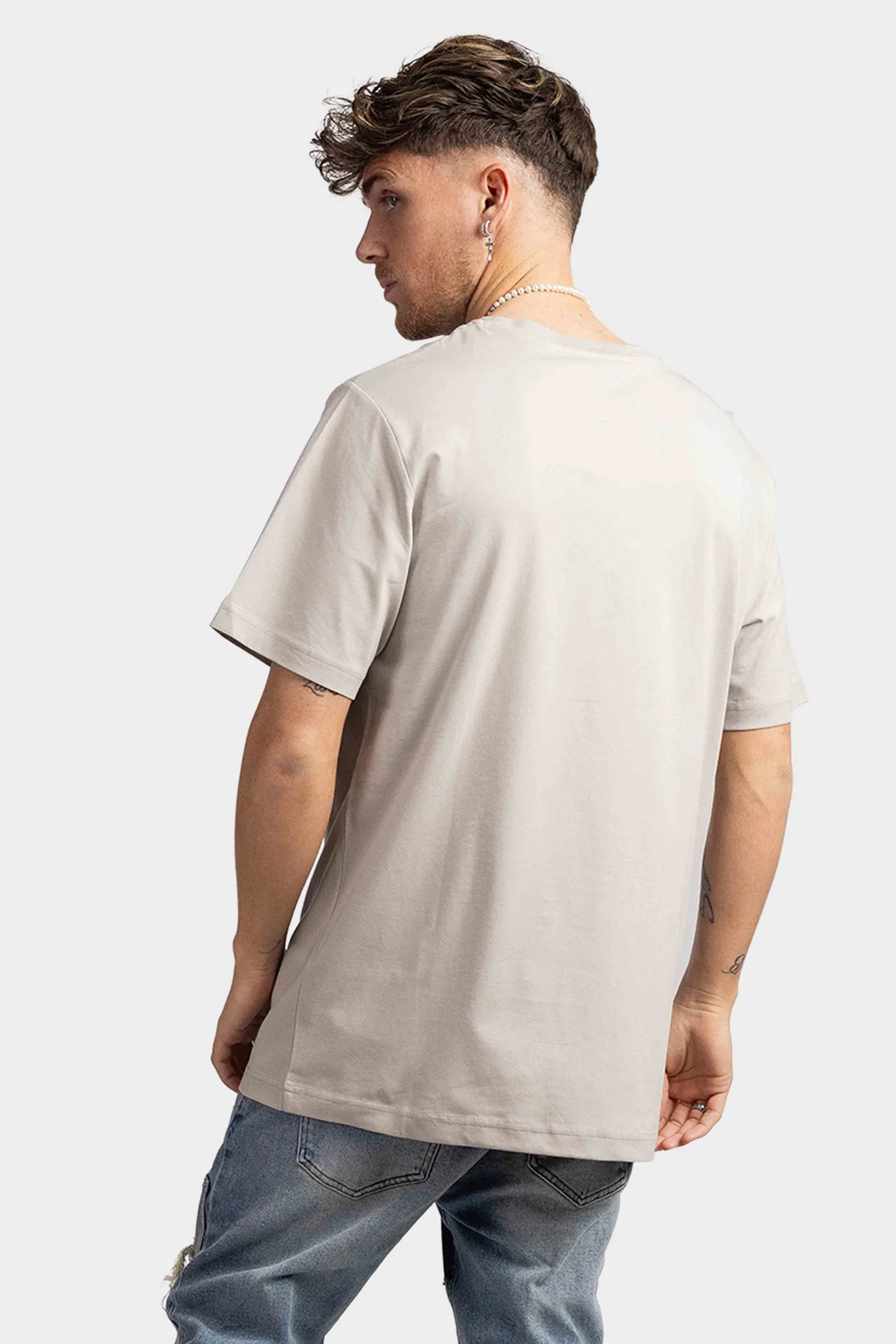 IceB Logo 5D T-Shirt (Beige) - I24F02663271323