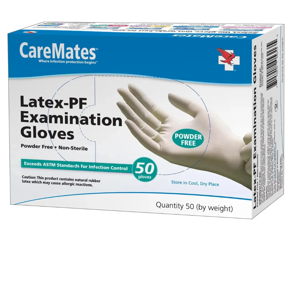Latex-PF Disposable Examination Gloves Powder Free Large