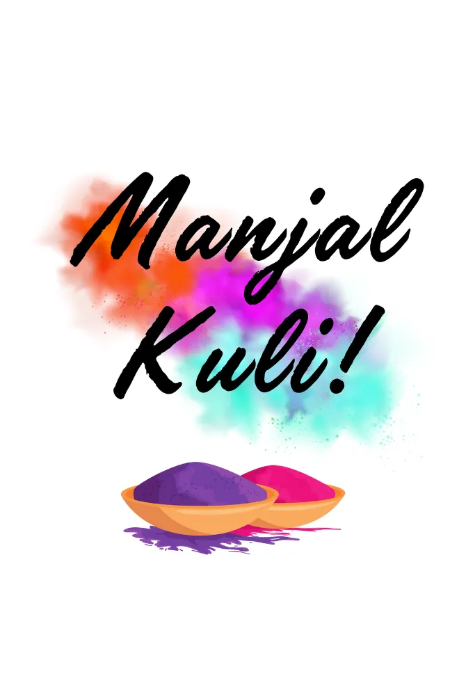 Manjal Kuli Holi T-shirt for women