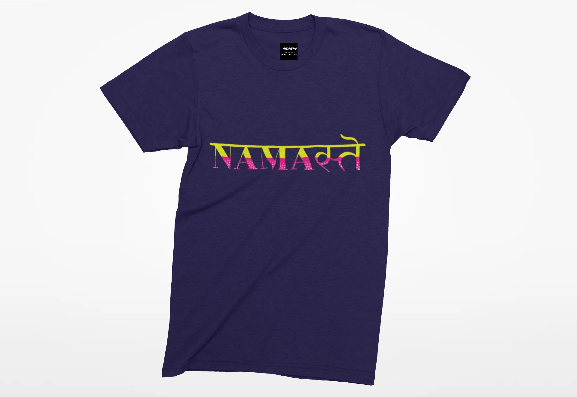 Navyblue Namaste Plus Size T-Shirt