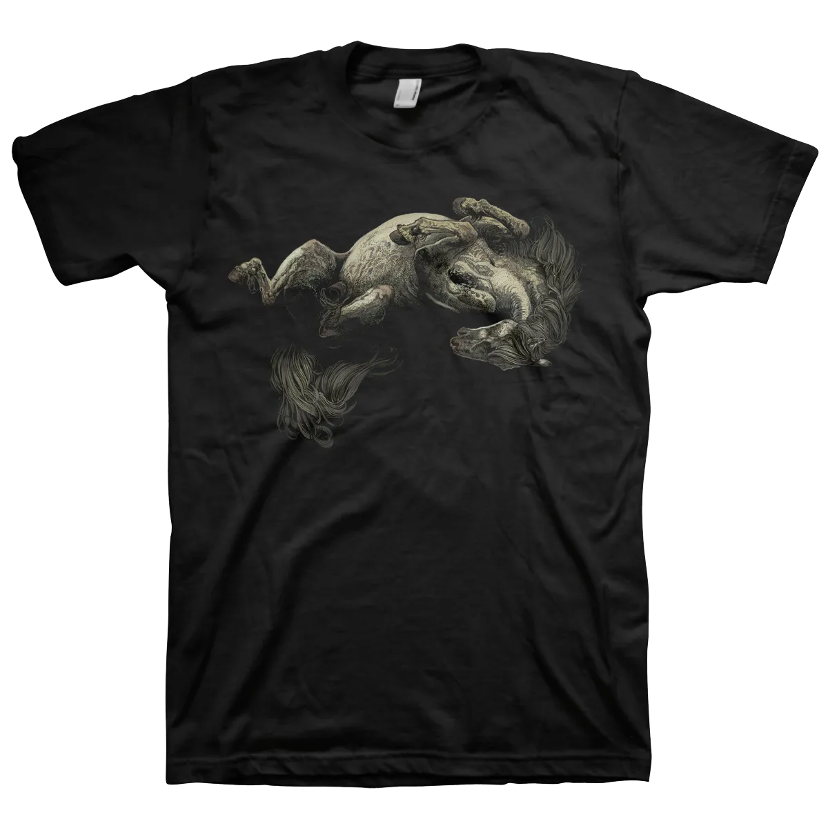 Richey Beckett "White Pony" Charcoal Black T-Shirt