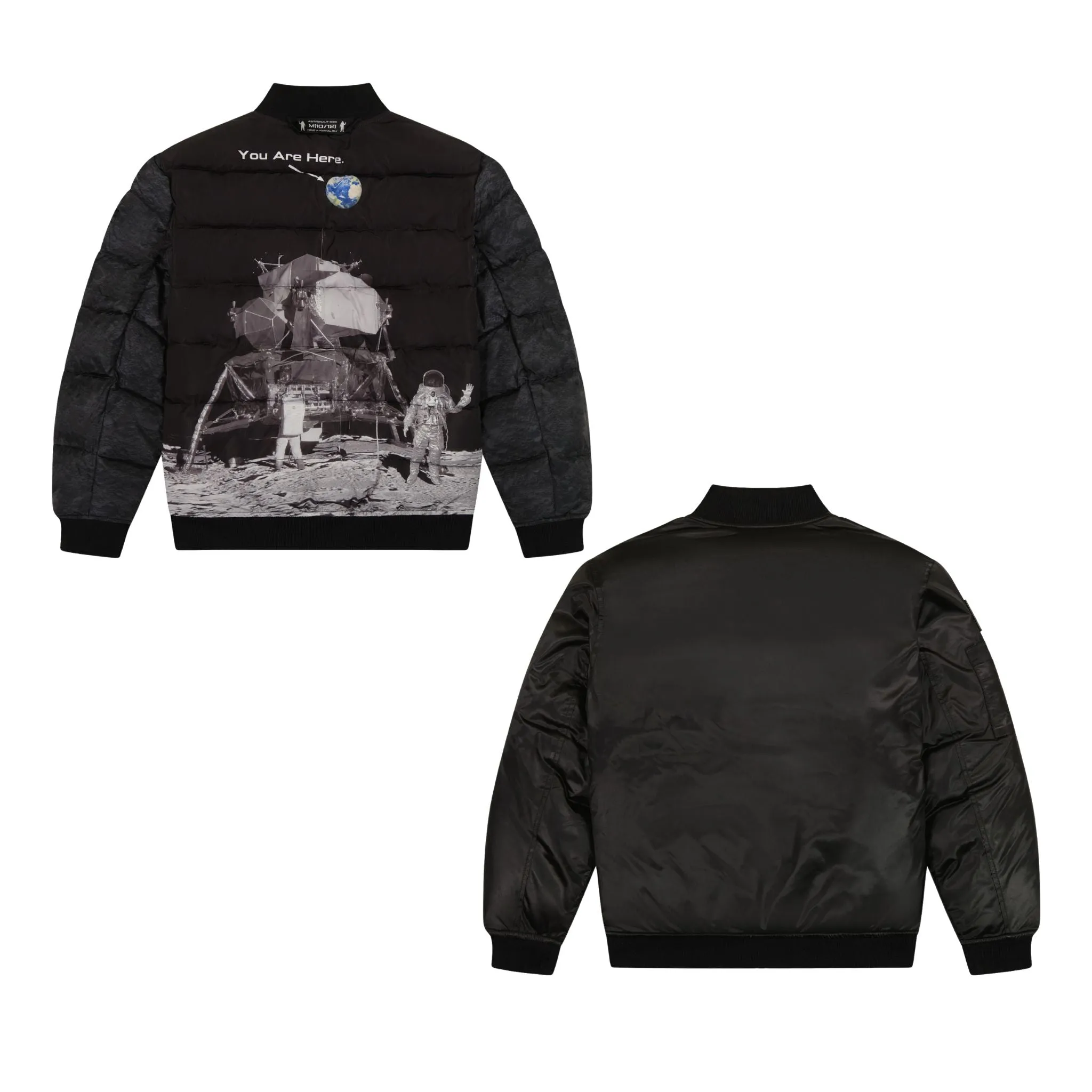 SPACEONE x Andy & Evan | Reversible Bomber Jacket | Deep Space Black