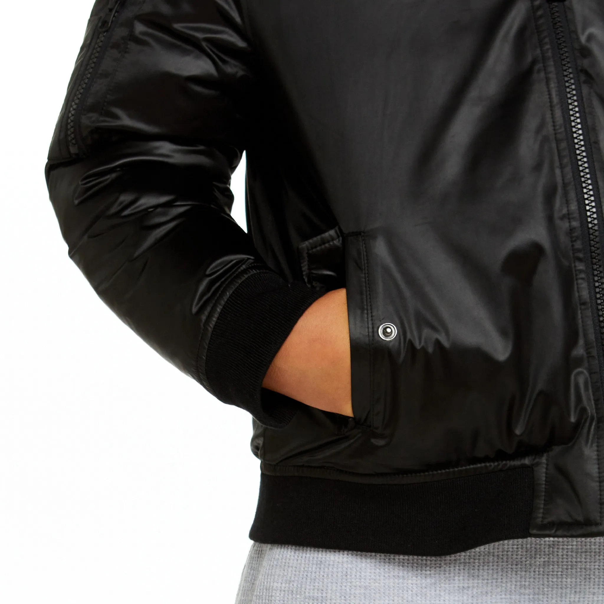 SPACEONE x Andy & Evan | Reversible Bomber Jacket | Deep Space Black