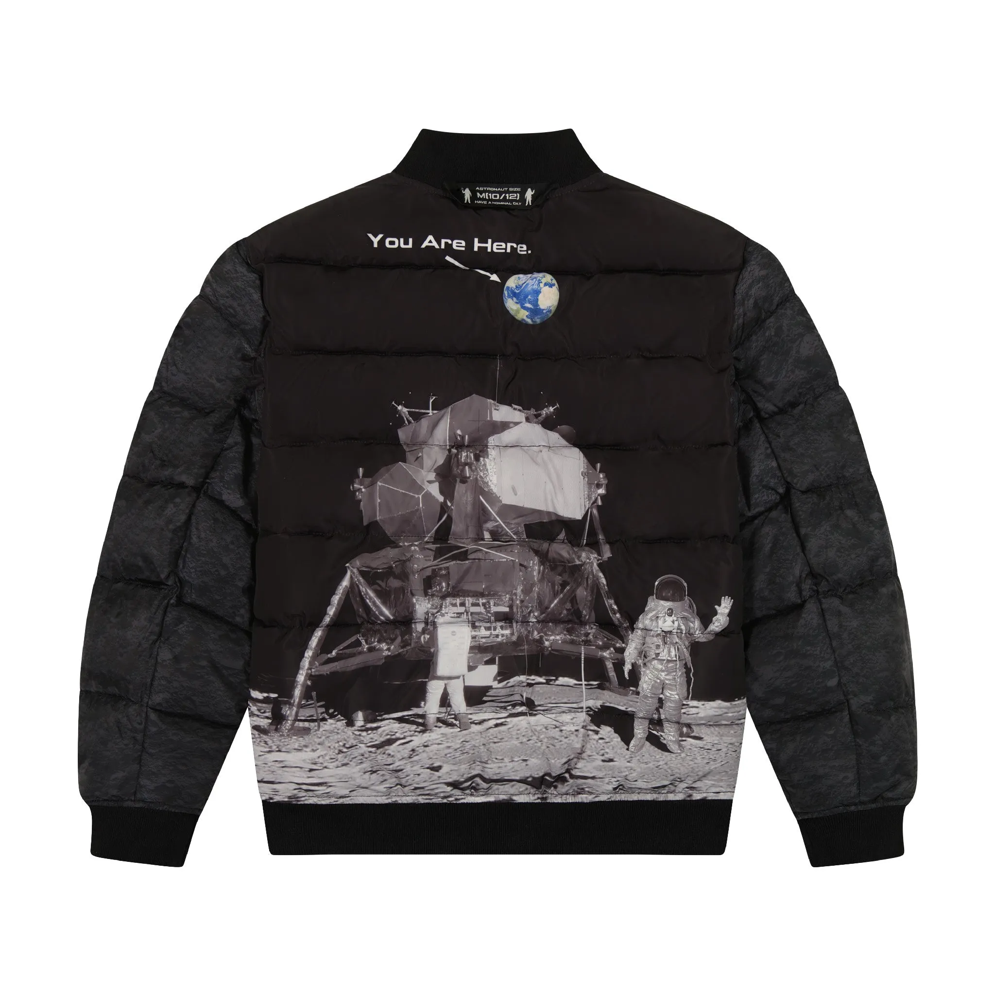 SPACEONE x Andy & Evan | Reversible Bomber Jacket | Deep Space Black